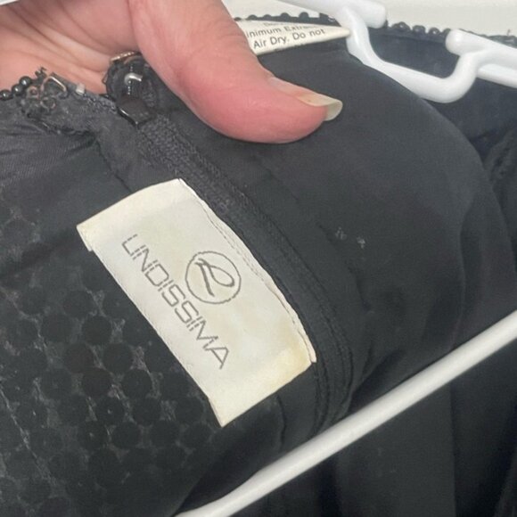 Lindissima Sequin Beaded Leaf Edge Blouse-Size S - Picture 3 of 4